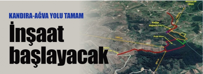 Kandıra-Ağva yolunda süreç tamam. İnşaat başlayacak