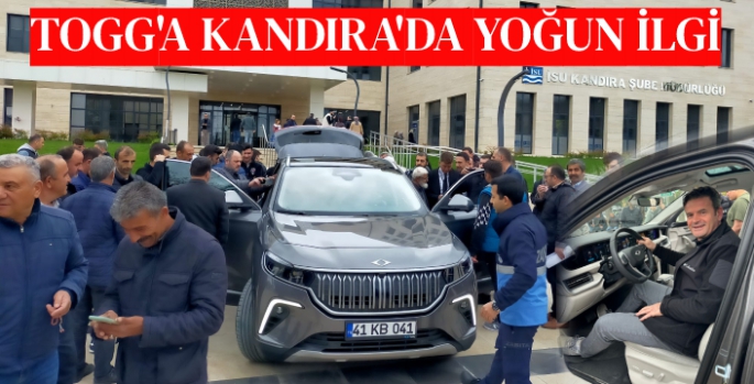 Kandıra'da Togg'a Yoğun İlgi