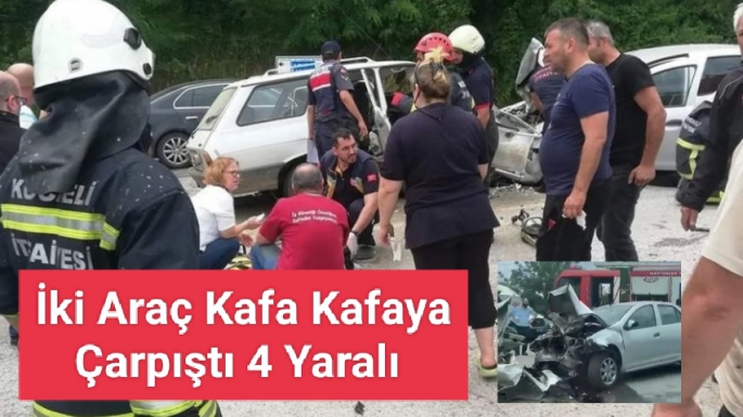 Kandıra Yolunda Kaza 4 Yaralı 