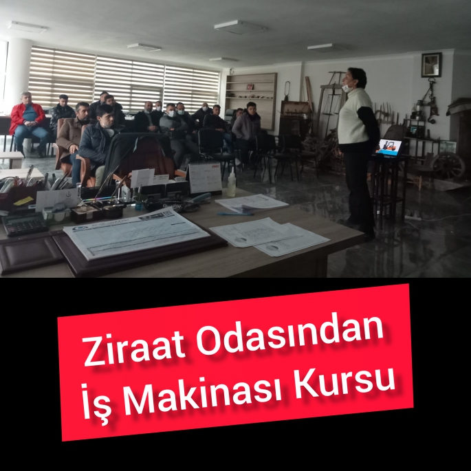 Kandıra Ziraat Odasından İş Makinası Kursu 