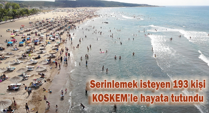Serinlemek isteyen 193 kişi KOSKEM´le hayata tutundu
