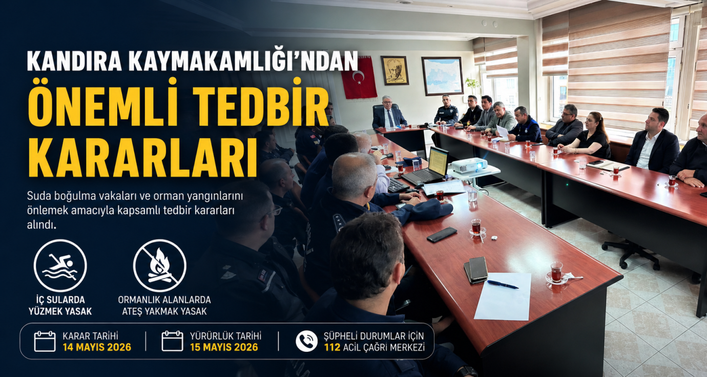 Kandıra Kaymakamlığı’ndan Yaz Sezonu İçin Sıkı Tedbirler
