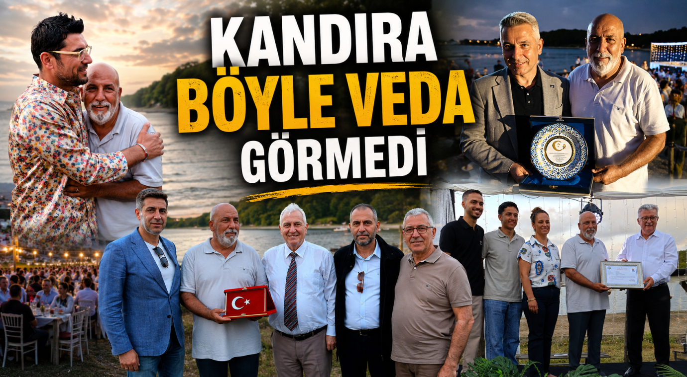 Kandıra Böyle Veda Görmedi: 36 Yıllık Polis Memuru Hamza Özbal’a Unutulmaz Uğurlama